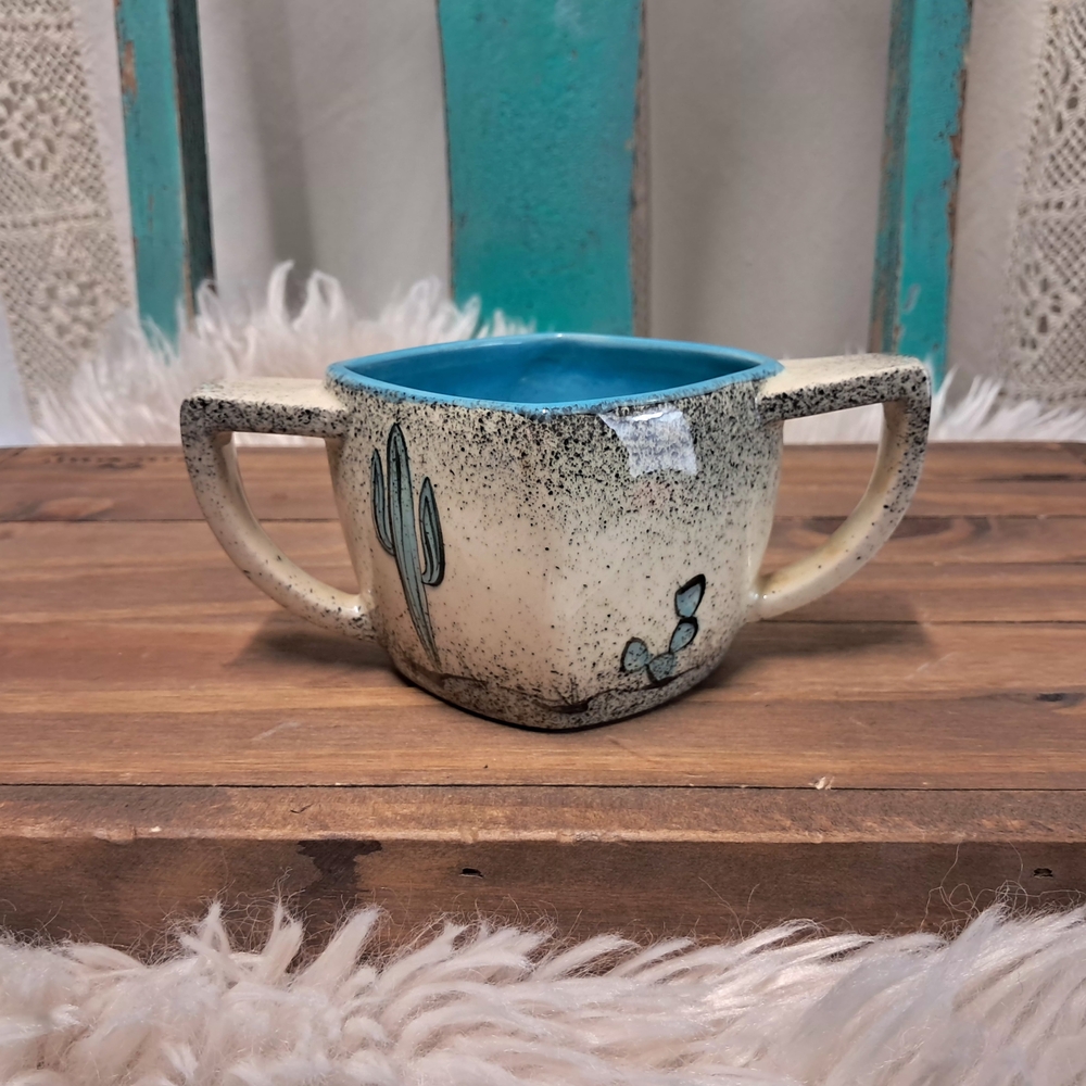 Vintage Loma Of Arizona MCM Southwestern Style Sugar Bowl - Picture 7 of 8